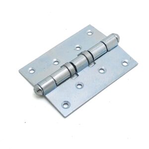 Bisagra munición 2 arandelas de atornillar zincado azul 100 x 75 x 2,2