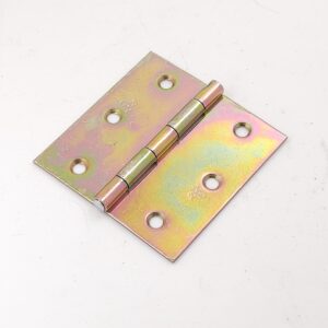 Bisagra 1842 63mm hierro zincado amarillo dorado