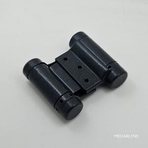Bisagra doble acción 2" tetis negra