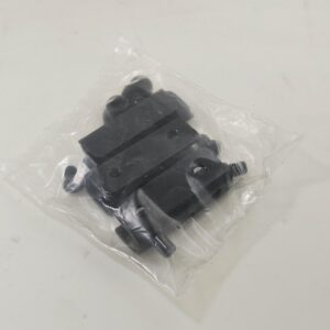 Bisagra pivot p/puerta de cristal negro