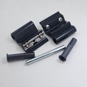 bisagra H-81 C/E pesado para ventana 2 aluminio negro