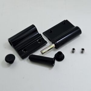 bisagra H-33 cuerpo redondo para puerta 25MM negro