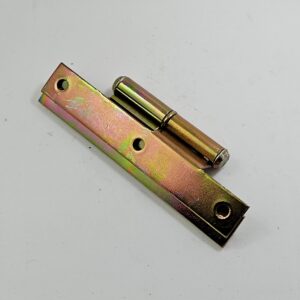 Bisagra pomela doble contacto 110x60 hierro zinzado amarillo