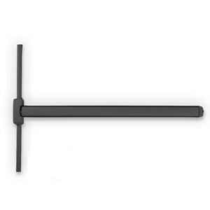 Barra Antipánico Estilo Europeo de 2 puntos resistente al fuego JAQUE Touch 392-01 color negro