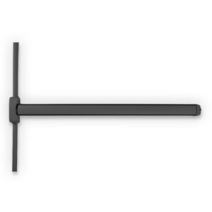 Barra Antipánico Estilo Europeo de 3 puntos resistente al fuego JAQUE Touch 393-01 color negro